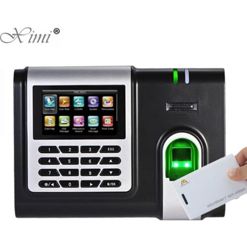 ZK X628-C TCP/IP Biometric Fingerprint Time Clock Office Attendance System Recorder Timing Employee Machine Reader Spanish Spain
