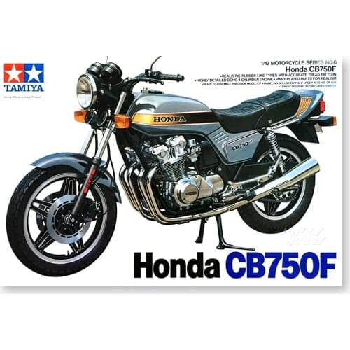 1/12 Tamiya Plastic Assembly Car Model Honda CB750F Motorcycle Toy Static Model DIY Assembly Kit #14006
