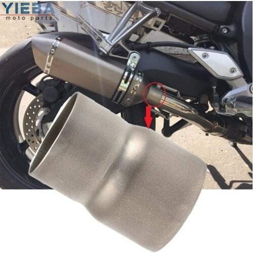 1PC Escape Motorcycle Exhaust Pipe Connector Slip on 61-51MM for yamaha YZ80/YZ85 YZ426F/YZ450F SUZUKI GSXR600 GSXR750 GSXR1000