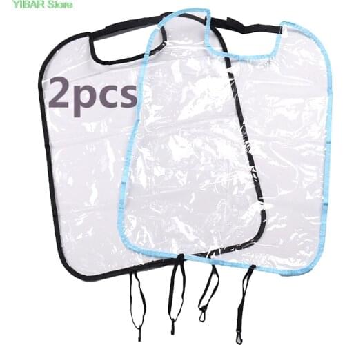 2pcs Waterproof Kids Anti-Kick Car Seat Back Covers Stain-Resistant From Dirt