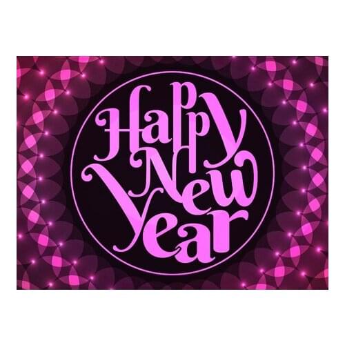 5D DIY Diamond Painting Happy New Year Full Drill Embroidery Cross Stitch Mosaic Craft Kits Home Decor Christmas New Year Gift