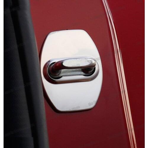 Car Door Lock Cover Panel Decoration for Mg Zs Ev 2017 2018 2019 2020 2021 Accessories Auto Styling Parts Kit trim 2022