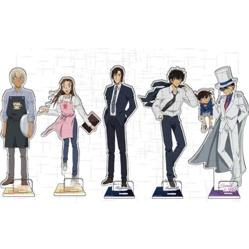 Anime Detective Conan Kudou Shinichi Furuya Rei Acrylic Figure Stand Display Model Plate Table Decorate Cosplay Accessories Toys