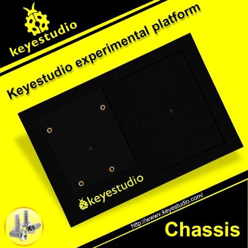 1PCS Keyestudio ABS Experimental Platform Base-Plate for UNO R3 holder+breadboard/MEGA 2560 holder+breadboard Fixation