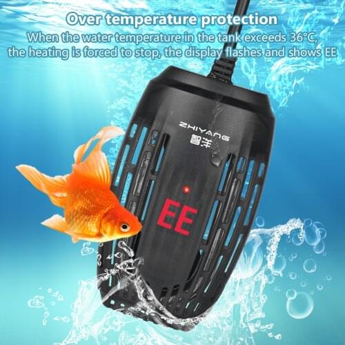 Digital Aquarium Heater Aquarium Electric heating Rods Digital Temperature Controller US/EU Plug In Stick Fish Tank Turtle Tank