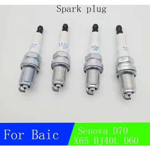 Dual platinum spark plugs for BAIC Saab Senova D70X65BJ40L spark plugs