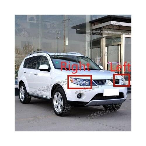 Headlight Cover Lamp Shade Headlights Shell Lampshade Headlamp Cover Lens Glass For Mitsubishi Outlander 2007 2008 2009