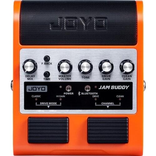 JAM BUDDY Rechargeable Bluetooth Play Dual Channel Pedal Guitar Effect Speaker 8W pedal portable electric guitar loudspeaker box
