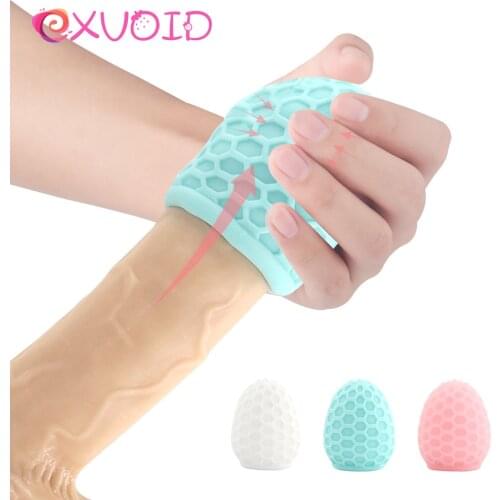 EXVOID Male Masturbator Pocket Egg Cup Erotic Sextoys Realistic Pussy Vagina Penis Exercise Masturbatings Sex Toys for Men