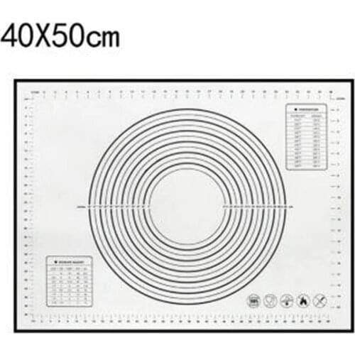 Dough Pad Mat Kneading Rolling Pastry Cake Tools Utensils Gadgets 40*50/50*60cm Thick Silicone Inner Liner Bakeware Baking Mats