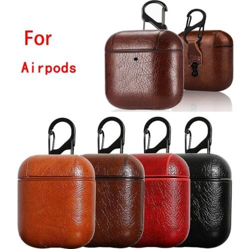 Leather Cases For Apple Airpods Pro 1/2 Protective Bluetooth Wireless Earphone Cover For Apple Air Pods Charging Box Bags