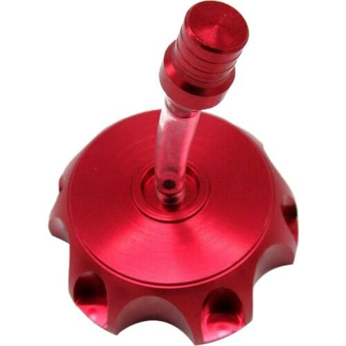 CNC Gas Fuel Petrol Tank Cap + Breather Hose for Pit Dirt Bike ATV Red CHINESE DIRT BIKE ATV SSR COOLSTER TAOTAO