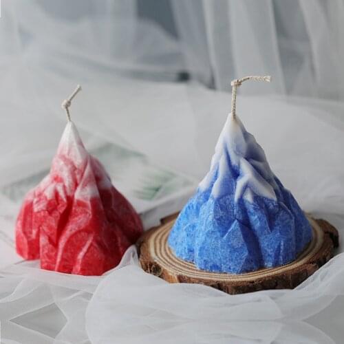 Ice Mountain Shape Candle Mold DIY Handmade Silicone Soap Mold Silicone Mold for Candle Making DIY Handmade Resin Molds