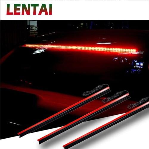 LENTAI 1PC Car High Mount Brake Tail Light Stop Lamp 12V For Fiat Punto Volkswagen VW Polo Passat B7 B8 Golf 5 6 7 Tiguan Bora