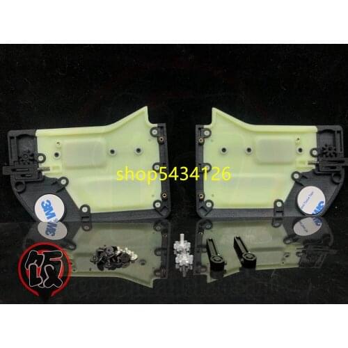 Capo Jkmax Rc Part Body Door Panel Lining With Door Lock Set For Toy Car Wrangler jk 4x4 off road Truck