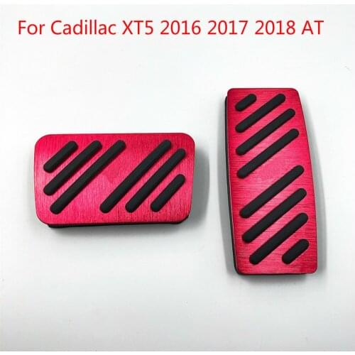 For Cadillac XT5 2016 2017 2018 AT Car Styling Accelerator Gas Pedal Brake Pedals Non-Drilling Cover Case Pads Trim Accessories