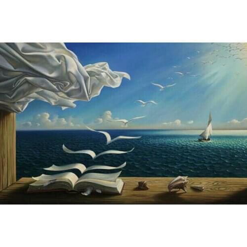 Salvador Dali Surrealism Abstract Modern Painting Silk Fabric Wall Poster Art Decor Sticker Bright