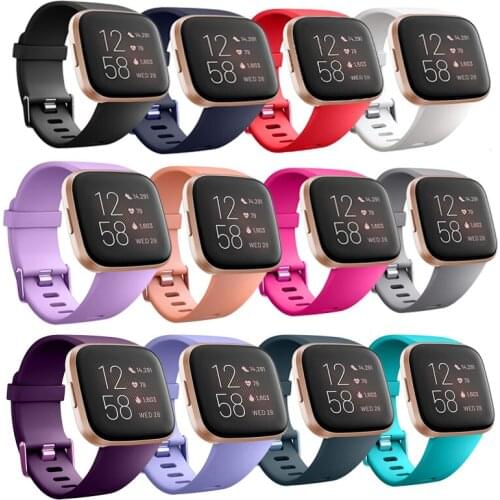 L/S Replacement Strap For Fitbit Versa 2 Smart bracelet Sports Soft Silicone Watch bands for Fitbit Versa/Versa lite Smartwatch