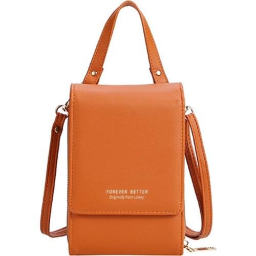 Mini PU Leather Phone Crossbody Bag for Women 2021 Summer Lady Shoulder Handbag Female Messenger Bag Fashion Brand Luxury Purses