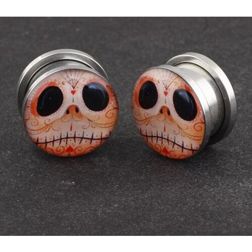 TIANCIFBYJS Surgical Steel Flesh Tunnel Set Logo Ear Expander Stretching Kit Gauge Earlets Plug Gauges Kit Women Men 70/140pcs