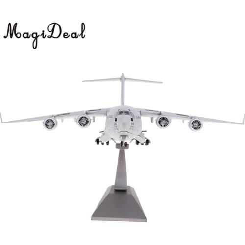 1:200 C-17 Transport Plane American Diecast Military Aeroplane Collection Art Crafts with Display Stand