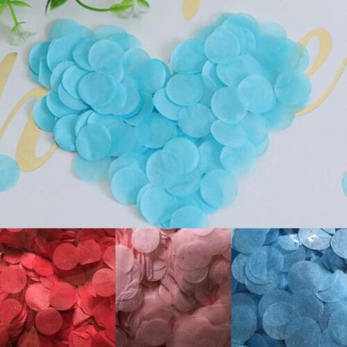 1 Bag Round Paper Eco-friendly Eye-catching Paper Colorful Circles Paper Confetti for Home