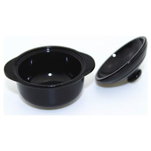 1PCS Big Soup Pot Mini Dollhouse Miniature Play Kitchen Cooking Utensils Furniture Toy Doll House Accessories