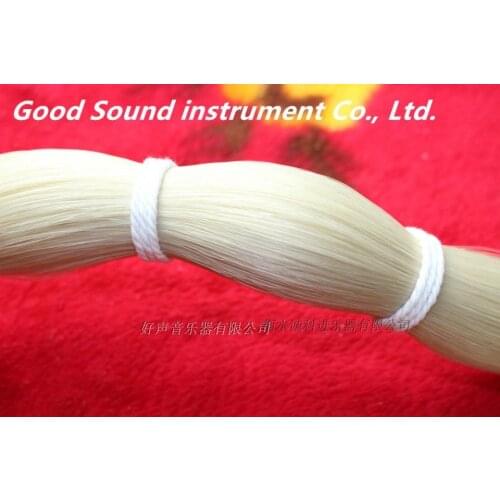 1000g Horse Hair white Horse hair Bow Parts Mongolian Stallions 105-108cm