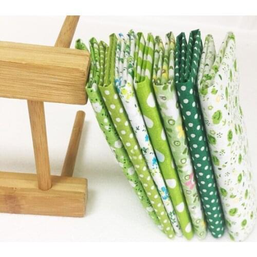 7Pcs/lot 25x25cm Sewing Quilting Fabrics Cotton Fabric Floral Printed Cloth for Patchwork Needlework DIY Handmade Accessories