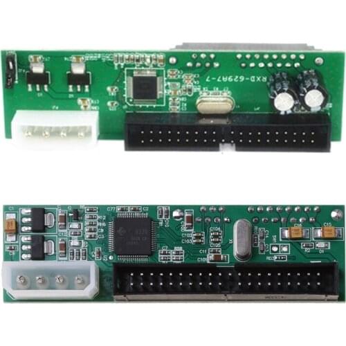 Pata IDE to Sata Hard Drive Adapter Card 3.5 HDD Parallel to Serial ATA Converts SATA to PATA/ATA/IDE/EIDE Converter ABCD