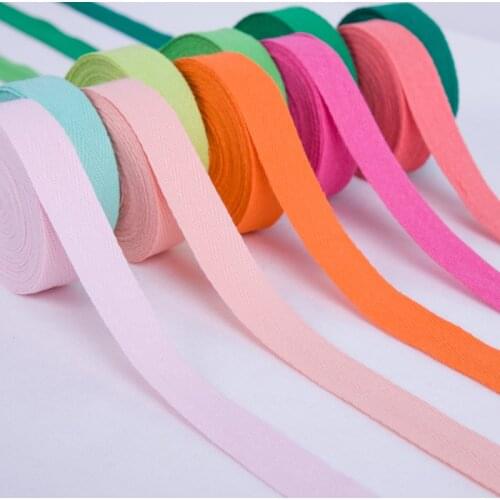 3yards 20mm 100% Cotton Ribbon Hserringbone Ribbon Hair Bow Party Christmas Wedding Decoration DIY Sewing Crafts