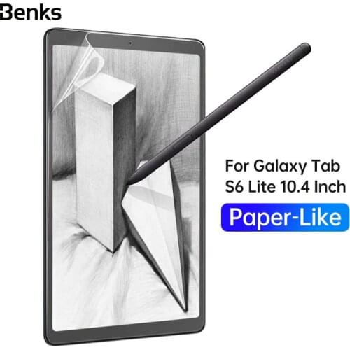 Benks PET Paper Like Screen Protector For Samsung Galaxy Tab S6 Lite 10.4 Inch Soft Matte Painting Anti Glare Films