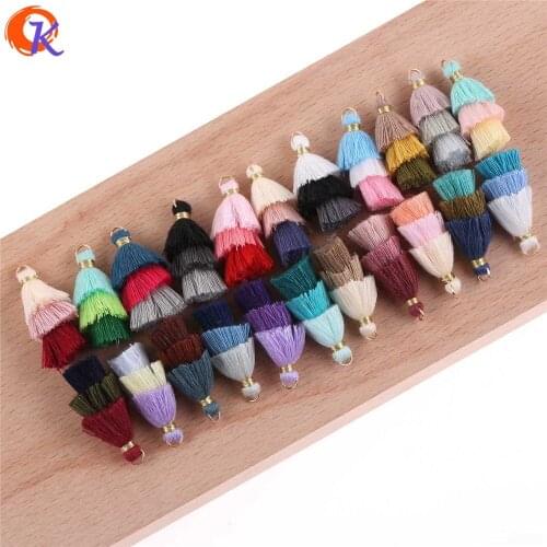 Cordial Design 3.5CM/3 Layer Jewelry Findings & Components/Tassel/Wedding Jewelry/Hand Made/Mini Cotton Tassel/Earring Jewelry