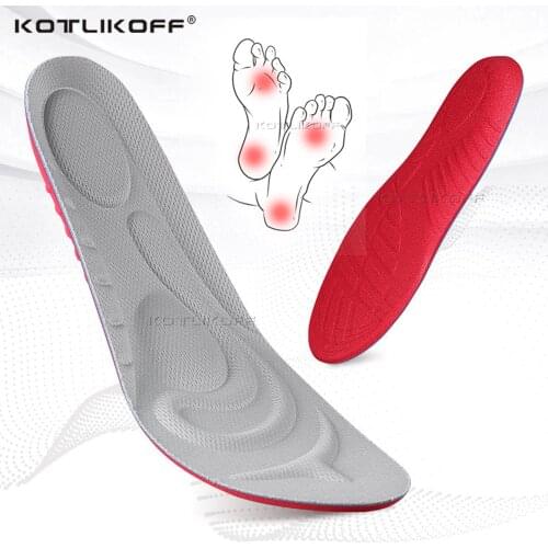 Deodorant Sports Running Insoles Elastic Shock Absorbing Shoe Insoles Sneaker Inserts Breathable Orthopedic Insoles For Feet