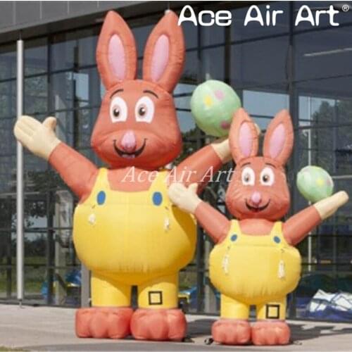 Giant inflatable rabbit bunny replica,rabbit model for outdoor promotion made in China