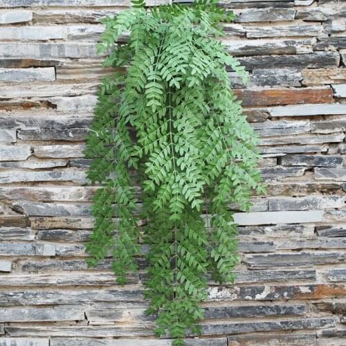 1.4m/2m Artificial Plant Vines Wall Hanging Fake Rattan Leaves Branches Green Plant Ivy Leaf Home Wedding Decoration Plant-Fall
