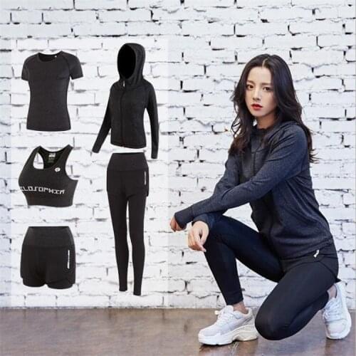 Two Piece Set Women Yoga Red Yoga Womens Spring Summer Running Conjuntos De Mujer Ensemble Femme