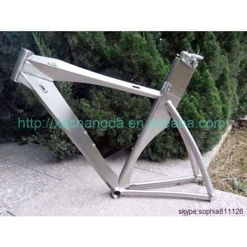 2017 hot sale! China blade bicycle frame in Titanium Cheap Titanium Time Trial bike frame Custom titanium bike frame 700C