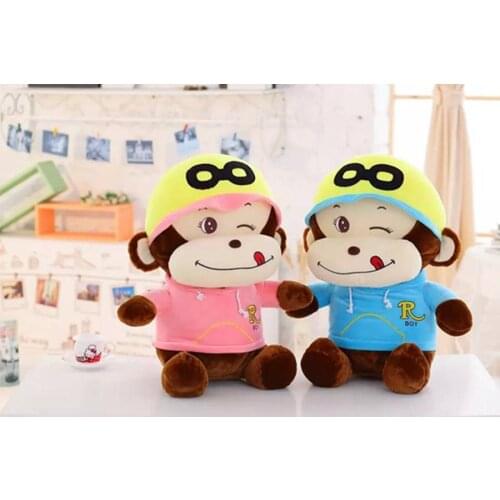 Stuffed toy ,naughty monkey plush toy creative monkey soft throw pillow ,Christmas gift h241
