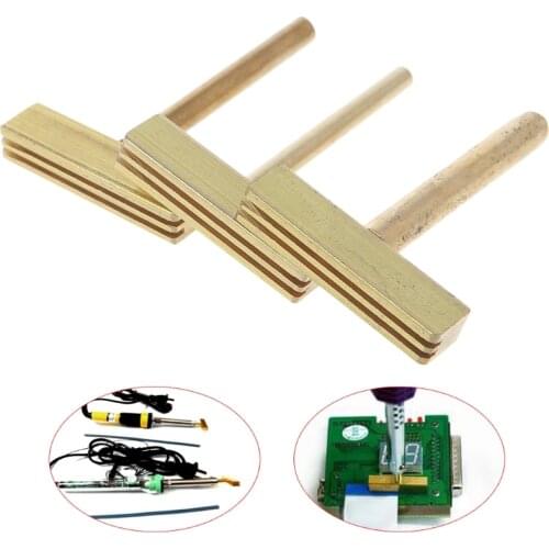 3 Pcs 30W 40W 60W T Soldering Iron Tips with Free Hot Press For LCD Screen Cable Repair with 20cm Hot Strip