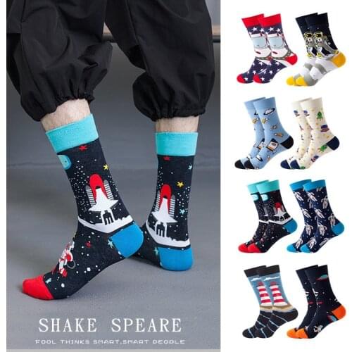 Socks Mens Socks Couple Sockstrendy Socks, Long-tube Stockings Cotton Socks,socks Harajuku Accessories Interesting Socks
