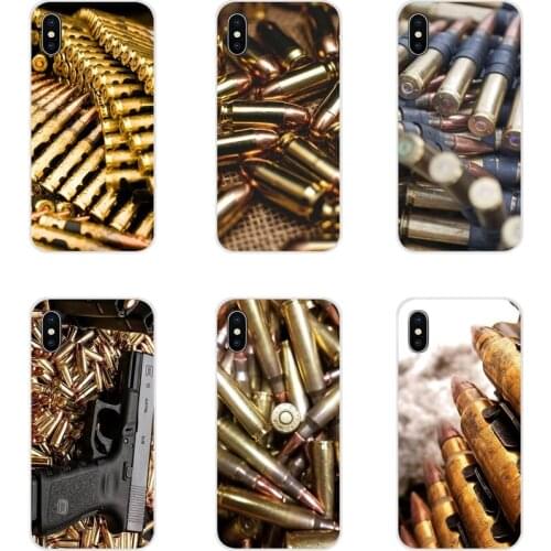 Loose Gold Bullets gun Bullet New For Huawei Y5 Y6 Y7 Y9 Prime Pro GR3 GR5 2017 2018 2019 Y3II Y5II Y6II Soft Transparent Covers
