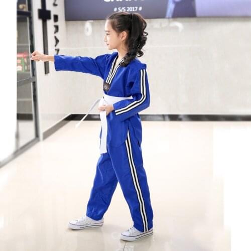 Wholesale Price White WTF Taekwondo Uniform for Kids and Adult Professional Taekwondo Suit for Competition and Training