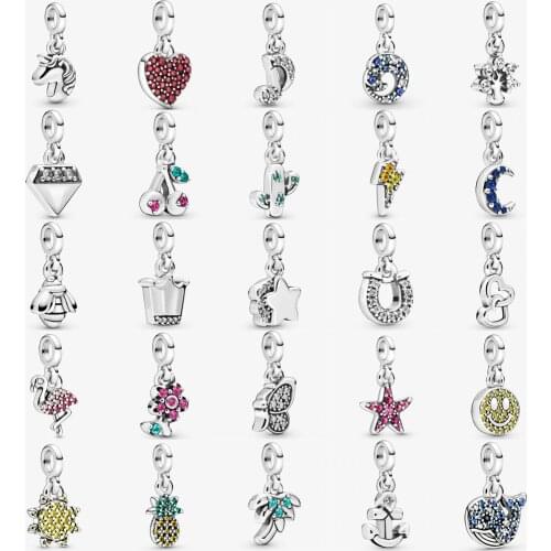 New Style Me Series 925 Sterling Silver My Blue Whale Dangle Charm Fit pandora Me Bracelet Petite Pendant DIY Jewelry