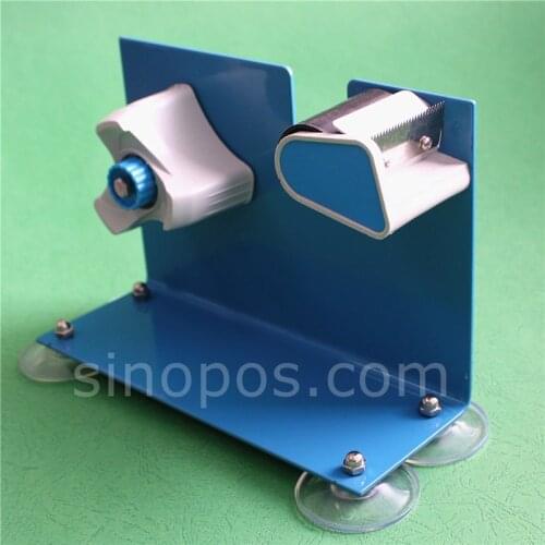 Industrial Desktop 2" Tape Dispenser Suction Cup Stand, heavy duty carton sealer packing cutter warehouse table sealing tool 5cm