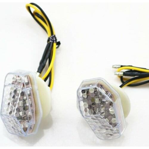 Clear Flush Mount LED Turn Signal For Suzuki SV 650 1000 Bandit 600 1200 1250