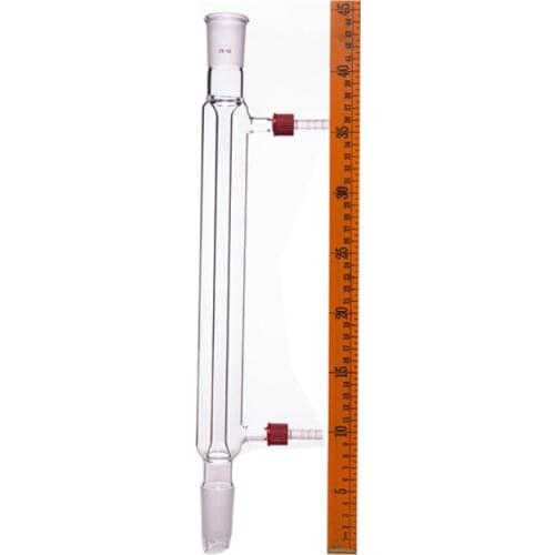 Straight condenser 300mm, Condensation length 300mm, Condenser Liebig with fused inner tube, Standard ground mouth 29/42 Joints