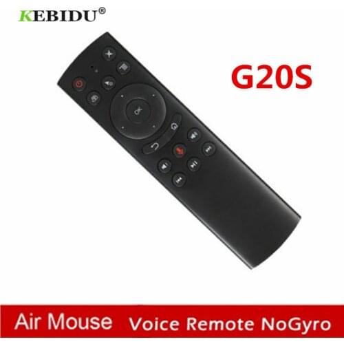 KEBIDU G20 remote control 2.4G Wireless Air Mouse Gyro Voice Control Sensing Universal Remote control IR Learning For PC Android