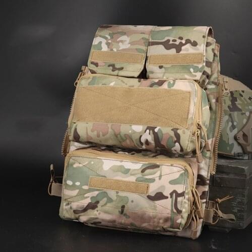 Tactical Zipper Pouch Military Airsoft JPC2.0 Vest Plate Carrier Backpack Multicam Hunting EDC CPC AVS Vest Bag Combat Gear