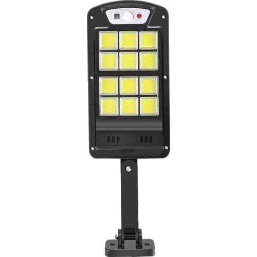 COB Solar Street Lights Outdoor Security Light Wall Lamp Waterproof PIR Motion Sensor Smart Remote Control Lamp 1200W